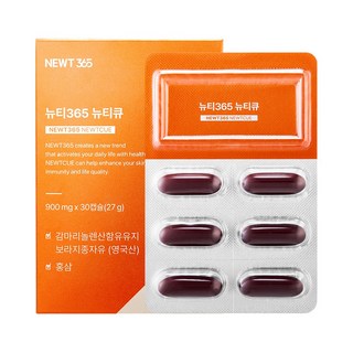 뉴티365 뉴티큐 감마리놀렌산 면역력 영양제, 1개, 30정