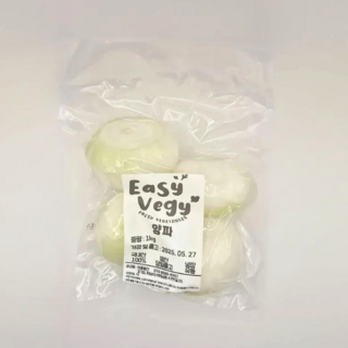 냉장배송 국내산 진공 손질양파 껍질 깐양파 3kg 1개