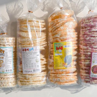 대용량 단호박 누룽지 뻥튀기 과자 옛날 간식 8봉, 누룽지4봉단호박4봉, 90g, 8개
