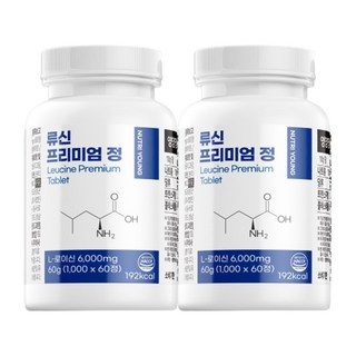 뉴트리영 류신 단백질 프리미엄 정 1000mg, 2개, 60g