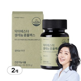 [본사직영] 여에스더 셀레늄 콤플렉스 아연 셀렌 (2개월분), 60정, 2개