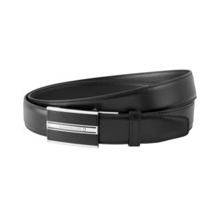 몽블랑 블랙 30mm 레더 벨트 118421