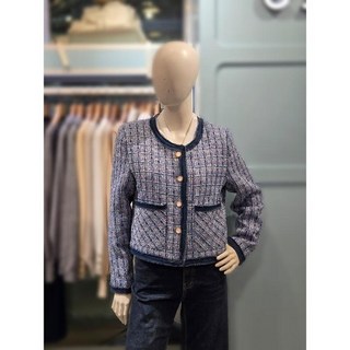 클리지 세이브존03 클리지 데님배색 트위드 자켓 AGCO7WJK22AG
