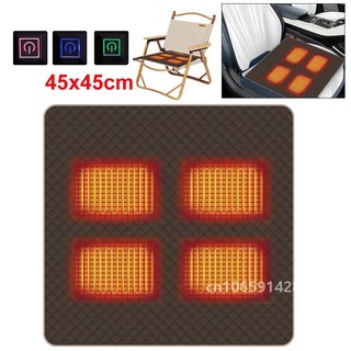 전기담요 5V USB 전기 담요 겨울 바디 워머 온도조절기 가열 캠핑 수면 야외 실내, 4.Khaki B, 5) Khaki B