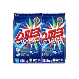 내일도착 애경 스파크 가루세제 9.55kg x 2개