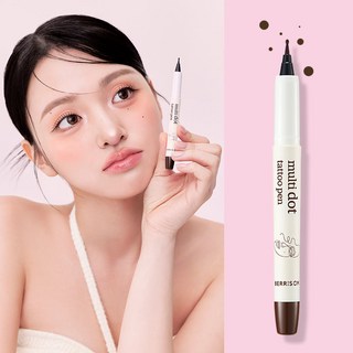 [베리썸] 멀티 도트 타투 펜 미인점 매력점 점 타투 아이라이너, 1개, 도트펜