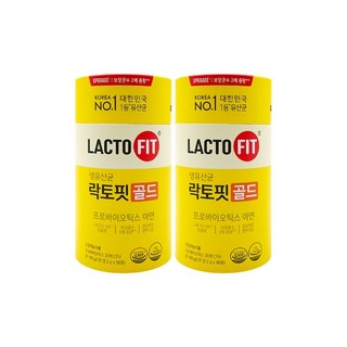 종근당건강 락토핏 생유산균 골드, 100g, 2개