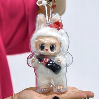 팝마트 라부부 코카콜라 에디션 투명 보호 케이스 (인형미포함), 1개
