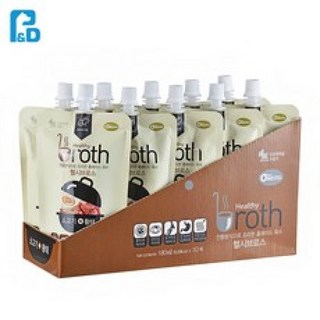 헬시브로스 반려동물 프리미엄 육수 180ml, 10개