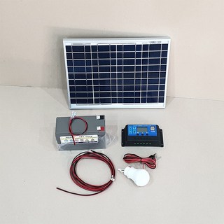 세이브솔라 10W 태양광 자동조명용 발전세트 DIY10A, 1개
