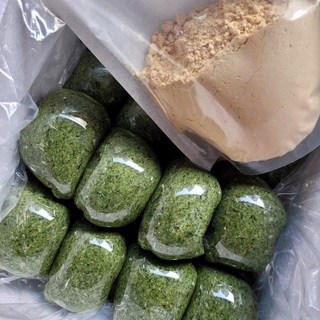 저염 저당 현미 쑥인절미 콩고물이 포함 2KG, 20개, 100g