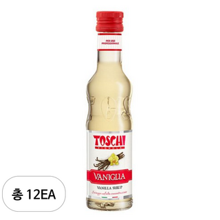 토스키 바닐라 시럽, 250ml, 12개