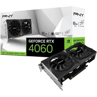 PNY GeForce RTX™ 4060 8GB Verto 듀얼 팬 DLSS 3