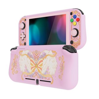 [ 1331816 ] PlayVital ZealProtect Protective Case for Nintendo Switch Lite Hard Shell Ergonomic G, 매직 윙스