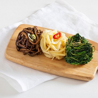 명절 대보름 비빔밥재료 올타 삼색 나물세트 3종 (고사리/도라지/취나물), 1개