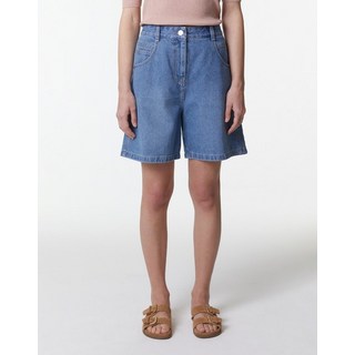 [아떼 바네사브루노 여성] [[24SS]] VLPA4B297B2 블루 면 워싱 데님 쇼츠