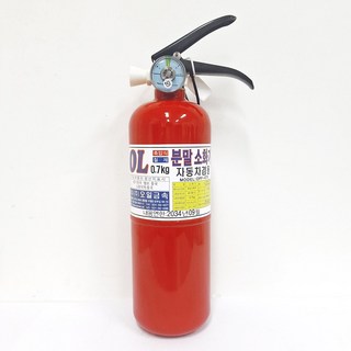 차량용소화기 1kg ABC분말소화기 자동차용 인증제품, 차량용소화기 본품(거치대없음), 1개