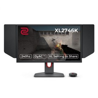 벤큐 조위 XL2746K 27인치 240Hz 게이밍 모니터 | 1080P 1ms DyAc+ 컬러 바이브런스 블랙 이퀄라이저 높이 기울기 베이스 조절 강화 XL 셋팅 공유 S스위, 벤큐 조위 XL2746K 27인치 240Hz 게이밍 모