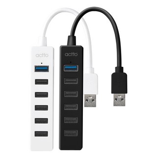 엑토 라츠 USB 3.0 앤 2.0 7포트 USB허브 HUB-35, HUB-35 BLACK