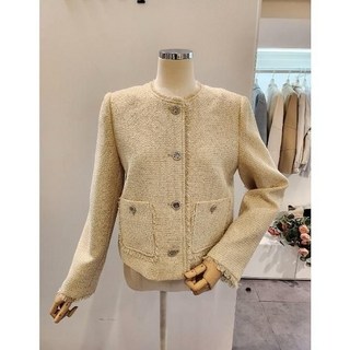 대구 클리지 태슬 양포켓 트위드 자켓(CP2WJK05)