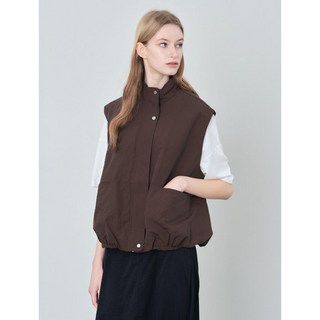 보니스팍스 데일리 포켓 하이넥 집업 베스트 XP1VW002L0