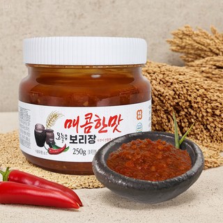 오늘은보리장 된장 집된장 막장 강된장 보리장 250g X 4개, 매콤한맛250gX4개