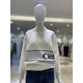올리브데올리브 레터링배색반목니트YK4WP413 마감임박!!!
