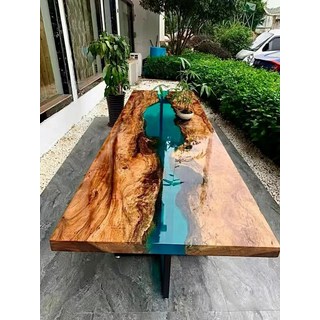 레진 테이블의 아름다운 색상 조합