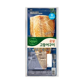 비비고 순살고등어구이(냉동), 8개, 60g