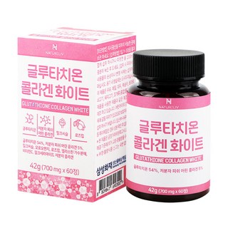네이쳐리브 글루타치온 콜라겐 화이트 밀크씨슬 함유, 1개, 60정