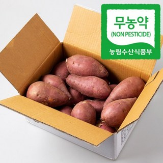 영암 세척 김의준 꿀고구마 베니하루카 무농약, 1박스, 3kg(대)240g~