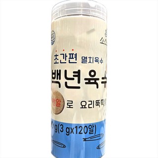 지야유통(무료배송) 소스락 백년 한알육수 120개 3g 상품 이미지