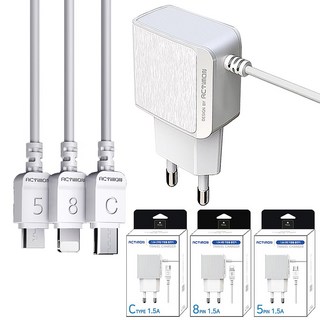저전압 저속 5핀 일체형 충전기 – 1.5A, 5V, 1.2m 케이블, KC 인증, 8핀 호환, 구형 휴대폰용 5v1.5a 저전압 저속 5핀 일체형 충전기 – 1.5A, 5V, 1.2m 케이블, KC 인증, 8핀 호환, 구형 휴대폰용 5v1.5a