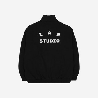 IAB Studio 아이앱 스튜디오 하프 집업 블랙 화이트