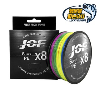 [행운을파는낚시] JOF 8합사 8X(300M) 조프합사줄, 04. 4호(50LB), 1개