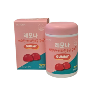 레모나 비오틴 플러스 비타민B군 구미, 60정, 210g, 1개