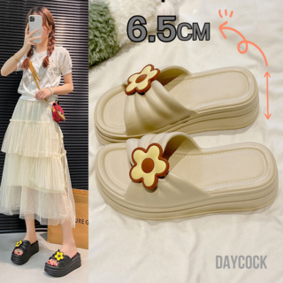 데이콕 여성 통굽 슬리퍼