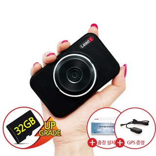 무료설치+GPS 증정 FHD 스마트폰연동 와이파이 커넥티드 2채널 블랙박스 K2, 사은품 GPS + 출장설치, 32GB