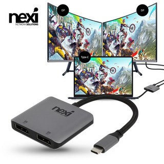 USB3.1 멀티 스테이션 4 in 1 듀얼 DP 컨버터, 1개
