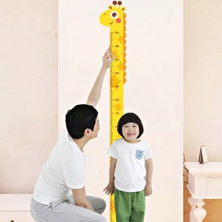 브라이프 쑥쑥크는 아이 키재기 벽 스티커 1개 기린 모양 상품 이미지