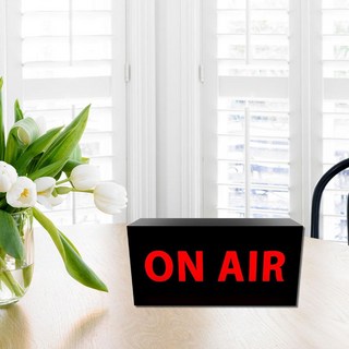 게임룸장식 게임네온사인 녹음 사인 배터리 전원 LED 조명 온 에어 스튜디오 게임 벽 장식 시네마 홈, 01 Black