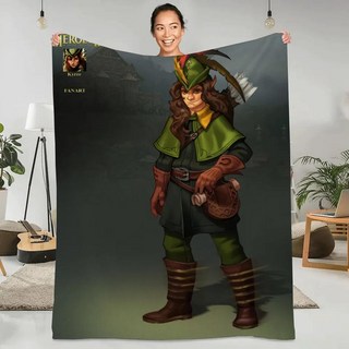 히어로즈 오브 마이트 앤 매직 레트로 게임 담요 – 소파 및 침대용 린넨, 사이즈: 125x150cm, 1개 히어로즈 오브 마이트 앤 매직 레트로 게임 담요 – 소파 및 침대용 린넨, 사이즈: 125x150cm, 1개
