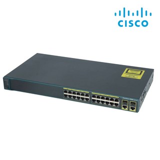 CISCO Catalyst WS-C2960-24TC-L 중고 스위치허브