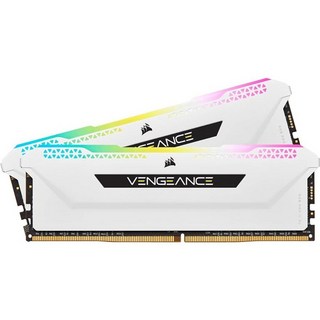 Corsair Vengeance RGB Pro SL 32GB (2x16GB) DDR4 3600 (PC4-28800) C18 1.35V 데스크탑 메모리 - 화이트 (CMH32GX