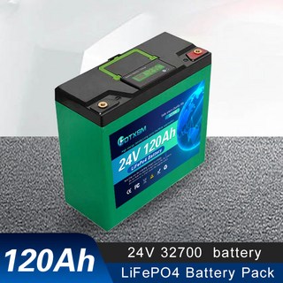 24V 100Ah/120AH LiFePO4 32700 배터리에는 LED 전원 디스플레이가 있는 BMS RV 충전식 철인 리튬 인산염이, 06 1PCS 24V 120Ah
