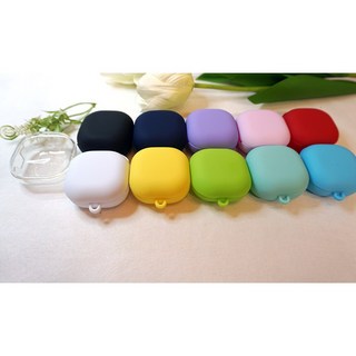 갤럭시 버즈라이브 버즈프로 젤리케이스 파스텔 비비드 컬러 투명케이스(공용), 블랙, 1개