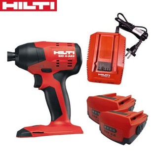 HILTI 힐티 22V 충전 임팩트 드라이버 SID 4A22 2.6세트 (일반 충전기 1개, 배터리 2개 포함) Hilti SID 4-A22 HILTI 힐티 22V 충전 임팩트 드라이버 SID 4A22 2.6세트 (일반 충전기 1개, 배터리 2개 포함) Hilti SID 4-A22