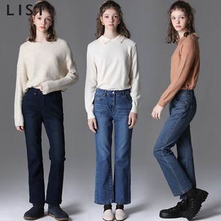 [리스트(LIST)] 부츠컷 워싱 데님 팬츠 (택가격 178000원)