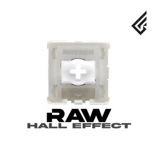 Geonworks RAW HE 스위치 마그네틱 스위치 RGB 라이트 가이드 컬럼 405060gf Wooting 키보드 용 맞춤형 선형 홀, [01] 40G-110 pcs