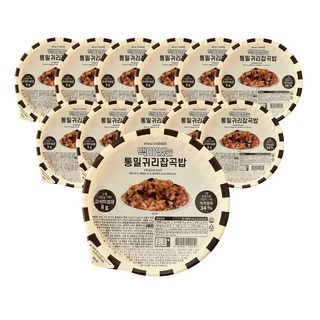슬로우래빗 백미없는 통밀귀리잡곡밥, 12개, 150g